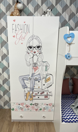 Шкаф гардеробный коллекции Анита  от Династия Kids