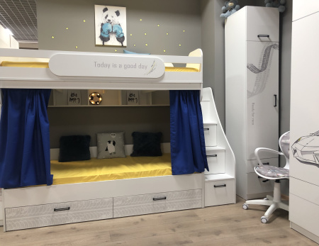 Двухъярусная кровать коллекции Престиж 190х90 от Династия Kids