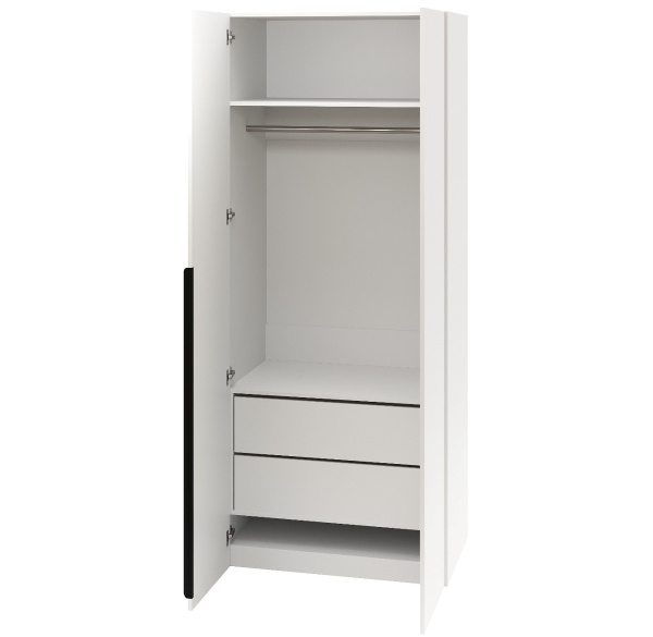 Шкаф гардеробный 2-х дверный коллекции Брайт  от Династия Kids