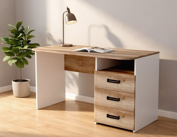 Стол Твой Стиль с 3 ящиками (без принта)