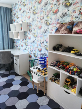 Стол угловой коллекции Престиж (с принтом) от Династия Kids