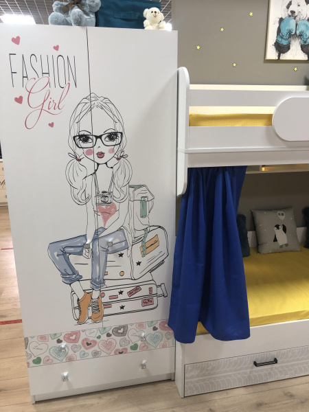 Шкаф гардеробный коллекции Анита  от Династия Kids