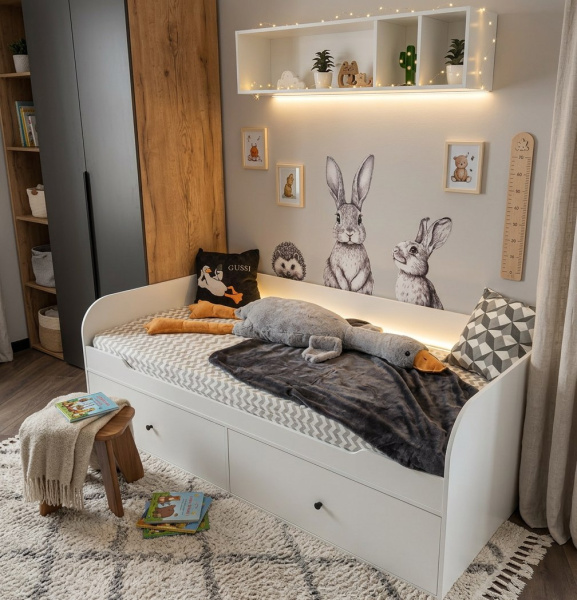 Кровать коллекции Норд (размеры разные) от Династия Kids