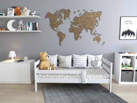 Кровать детская ЭКО-9 (массив) 160х80  от Династия Kids